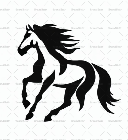 Galoppierendes Pferd